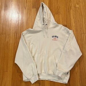 Vans Off The Wall Cream Hoodie (Medium)